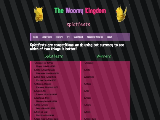 woomysplatfests screenshot