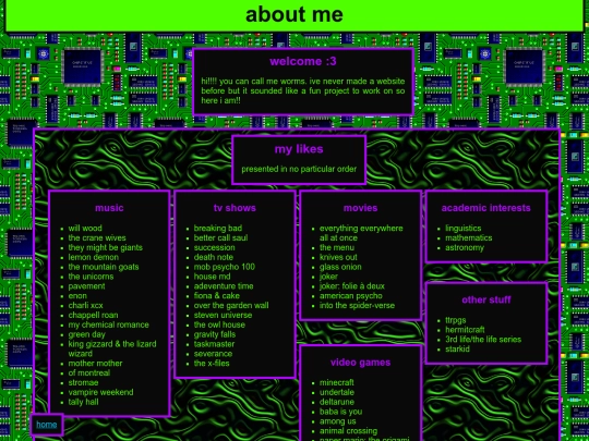 aboutme screenshot