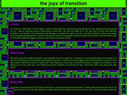 transition screenshot