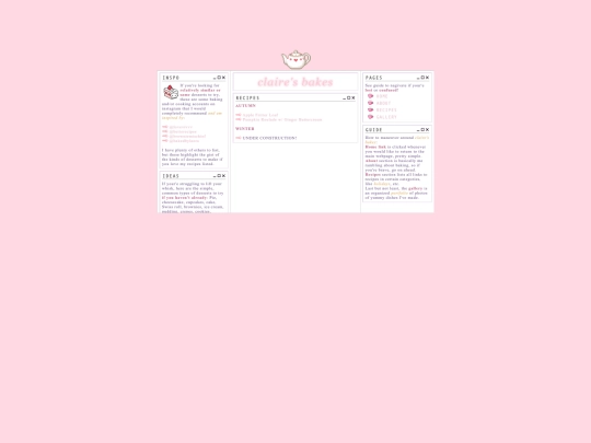 recipes screenshot