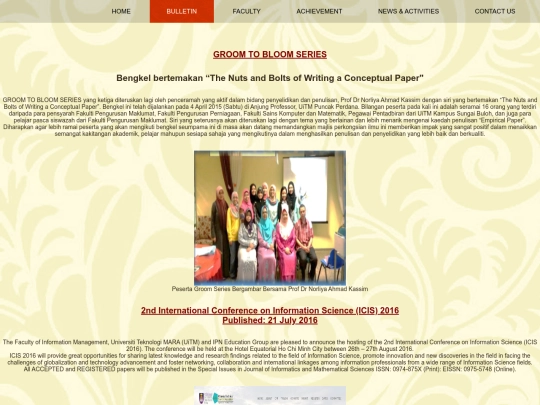 Bulletin screenshot