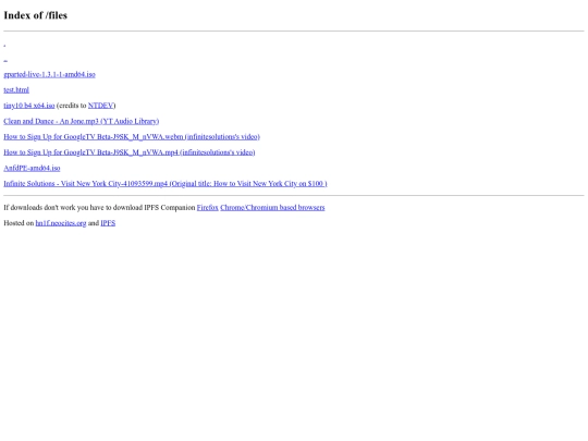 files screenshot