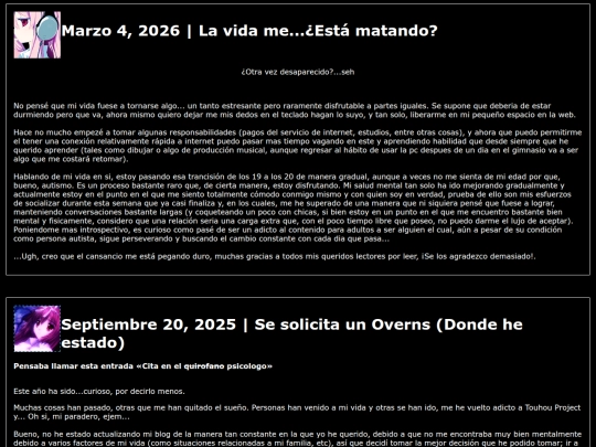 blog screenshot