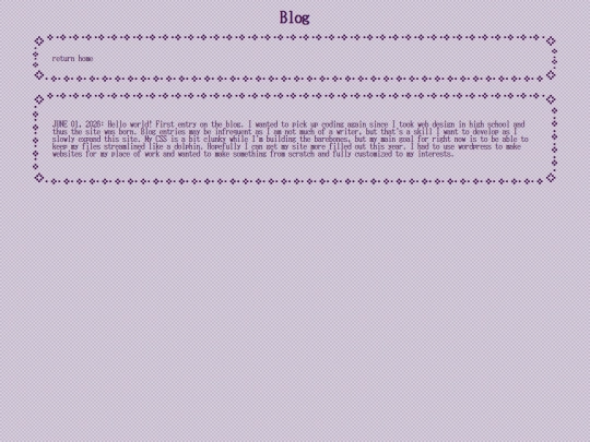 blog screenshot