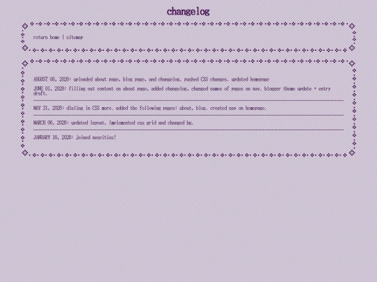 changelog screenshot