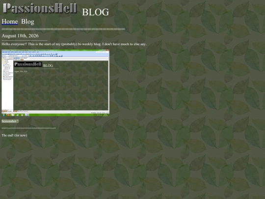 mysite_blog screenshot