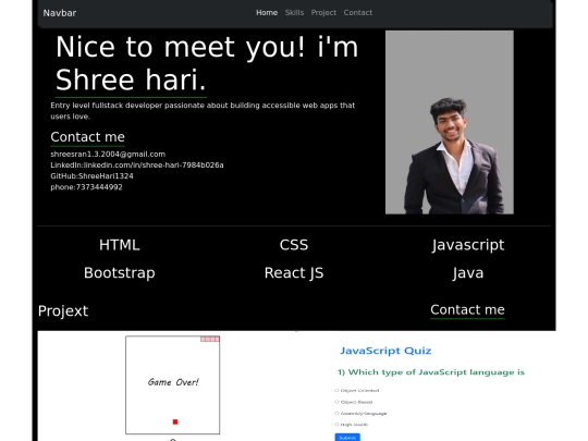 protfolio screenshot