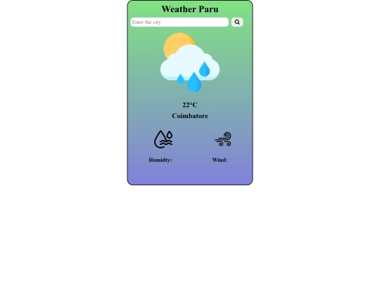 weather screenshot