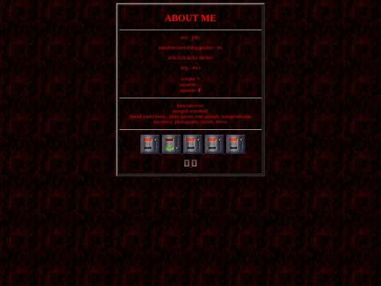 aboutme screenshot