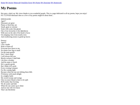 MyPoems screenshot