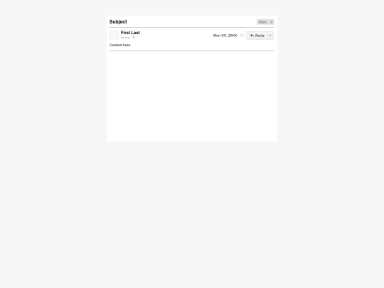 misc/emailsingle screenshot