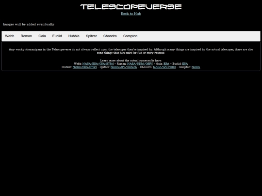 characterhub/telescopeverse screenshot