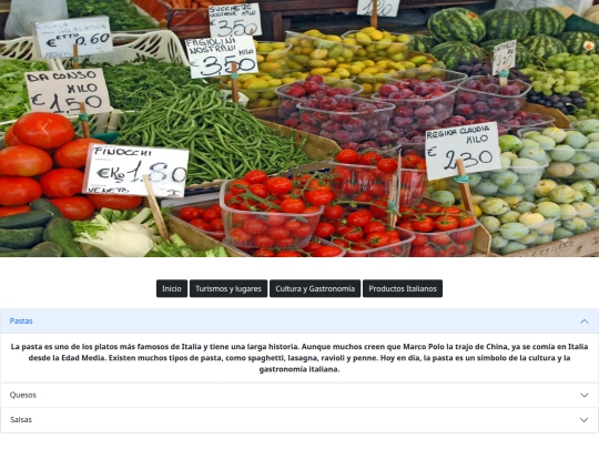 ProductosItalianos screenshot