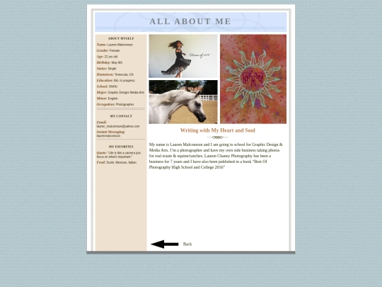 About_Me screenshot