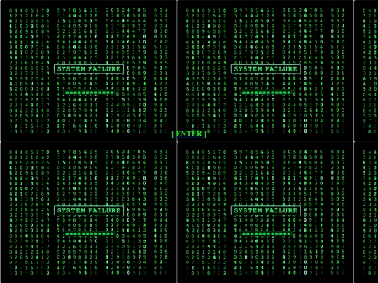 paginaErrores screenshot