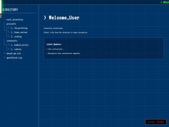 homepage screenshot