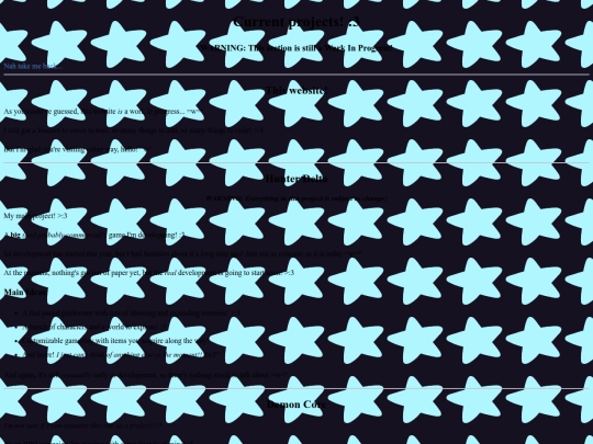 projects screenshot