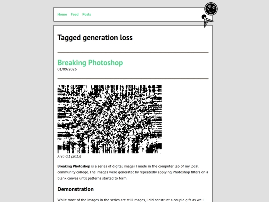 tags/ generation loss screenshot