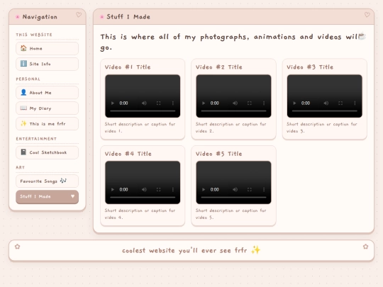 Stuff-I-made screenshot