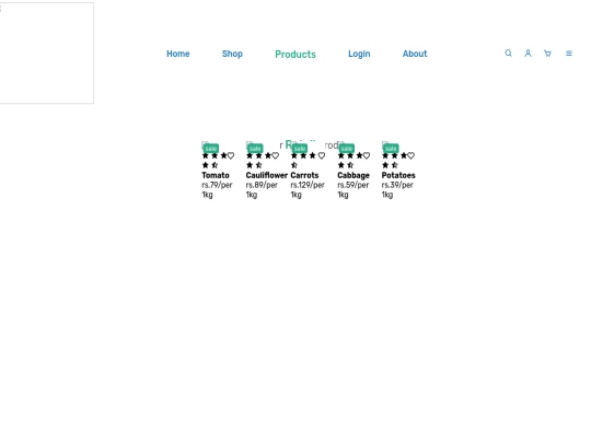 products screenshot