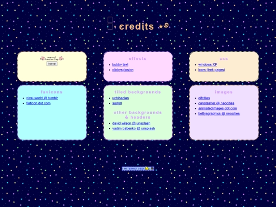 credits screenshot