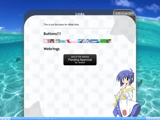 links screenshot
