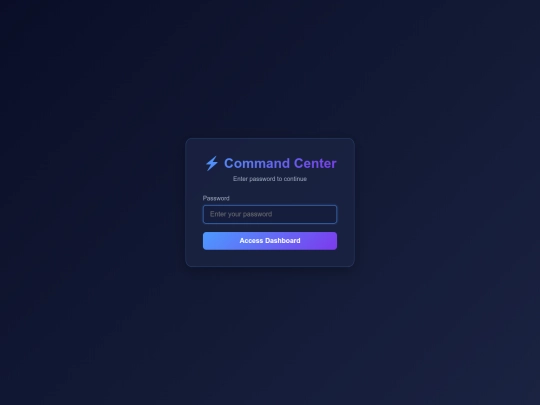 command/login screenshot
