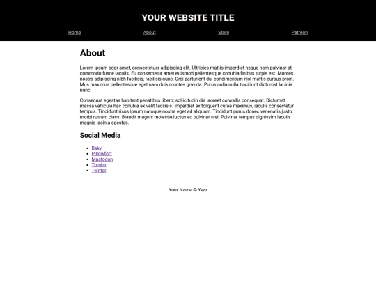 htmlPortfolio/about screenshot