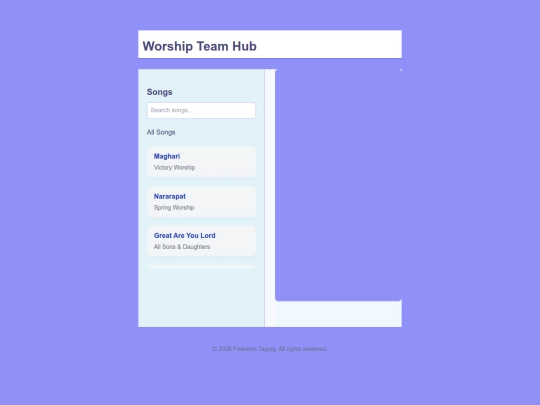 worship screenshot