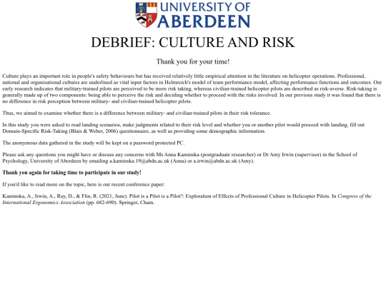 PhDStudy3Debrief screenshot