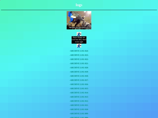logs/log screenshot