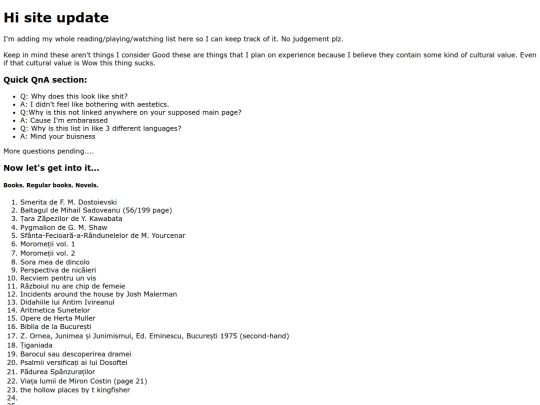 readinglist screenshot