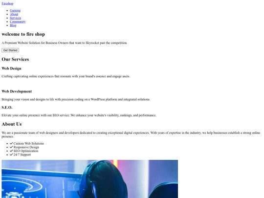 index screenshot