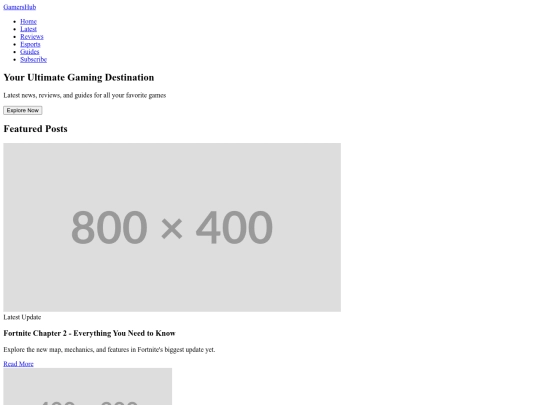pages/blog screenshot
