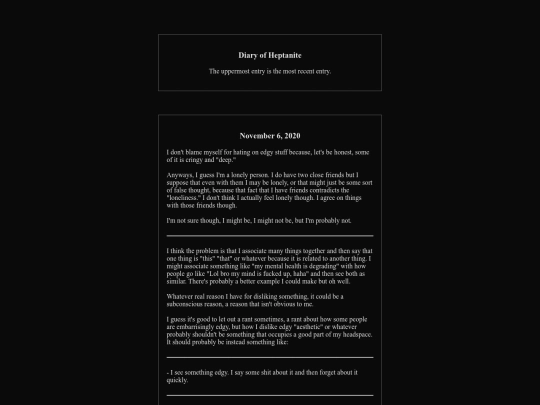 diary screenshot