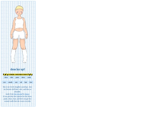 dressup screenshot