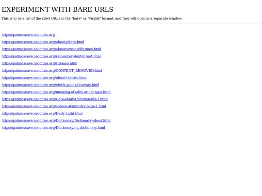 Experiment-1-w-bare-URLs screenshot