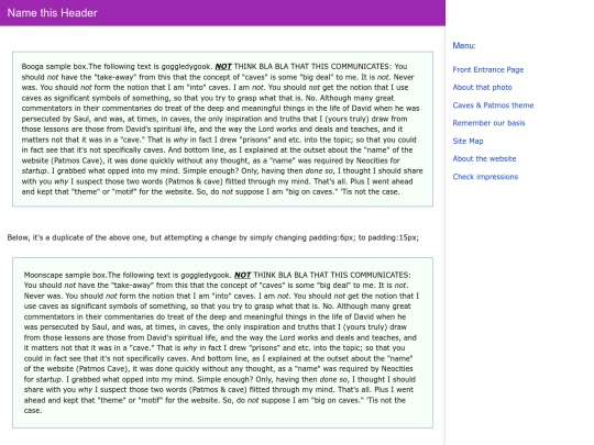 test-topic-boxes screenshot