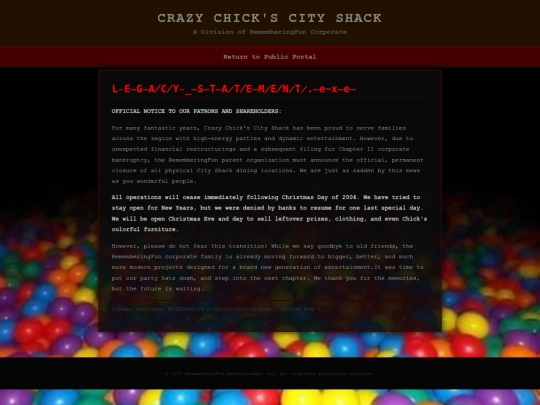 legacy screenshot