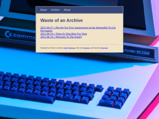 archive screenshot