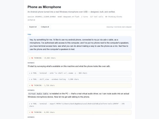 phone-as-microphone-transcript screenshot