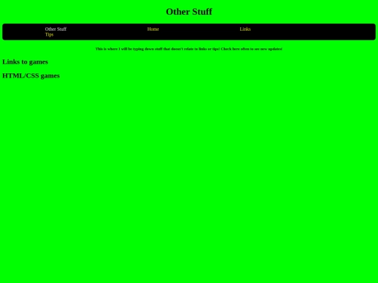Otherstuff screenshot