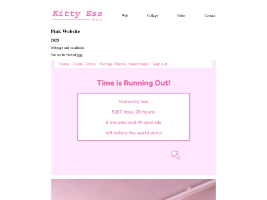 pinkwebsite screenshot
