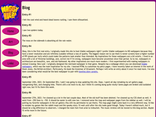blog screenshot