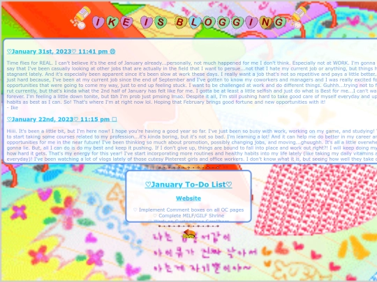 BloggingJan23 screenshot