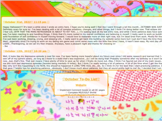BloggingOct22 screenshot
