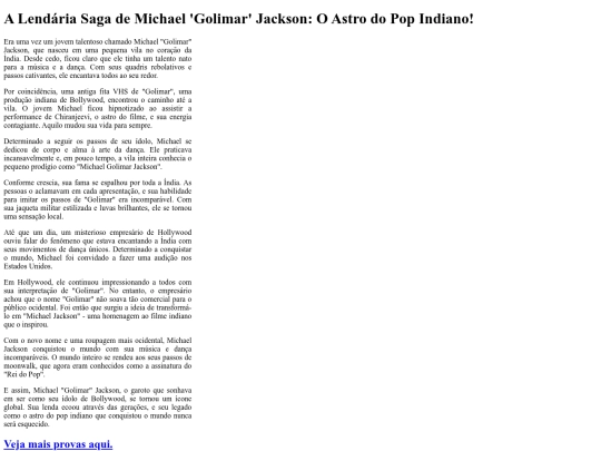 Home/atividades/Atividade5/Paginaexterna/MichealJackson screenshot