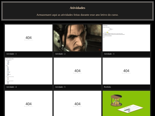 Home/atividades screenshot