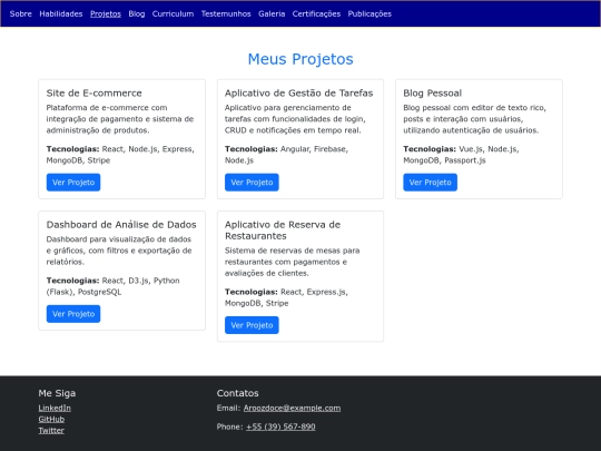 web/projetos screenshot