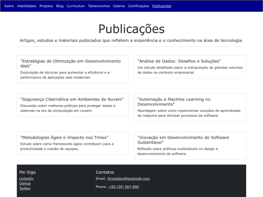 web/publicacoes screenshot